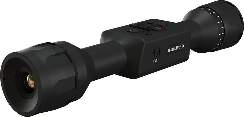 ATN Thor LTV Thermal Scope 2-6x19mm Multi Reticle 256x192 12 Microns 50 Hz Resolution 30mm Tube Aluminum Black