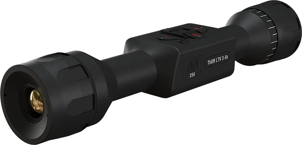 ATN Thor LTV Thermal Scope 3-9x25mm Multi Reticle 256x192 12 Microns 50 Hz Resolution 30mm Tube Aluminum Black