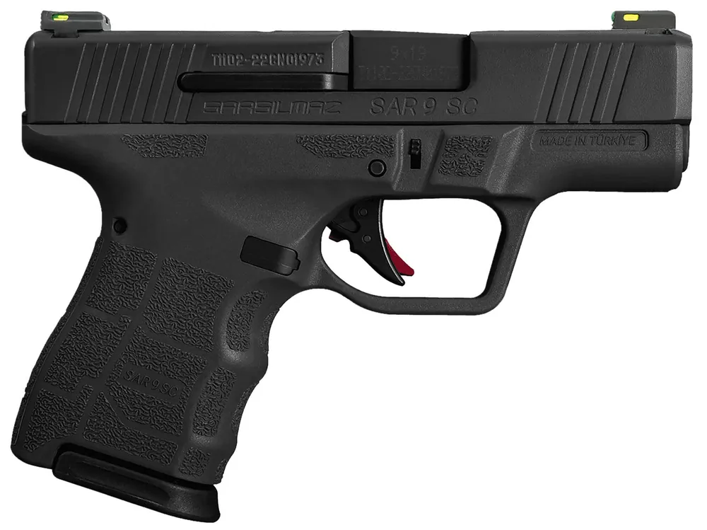 SAR USA SAR9 SC 9mm Luger Pistol 3.30" Black SAR9SCBL
