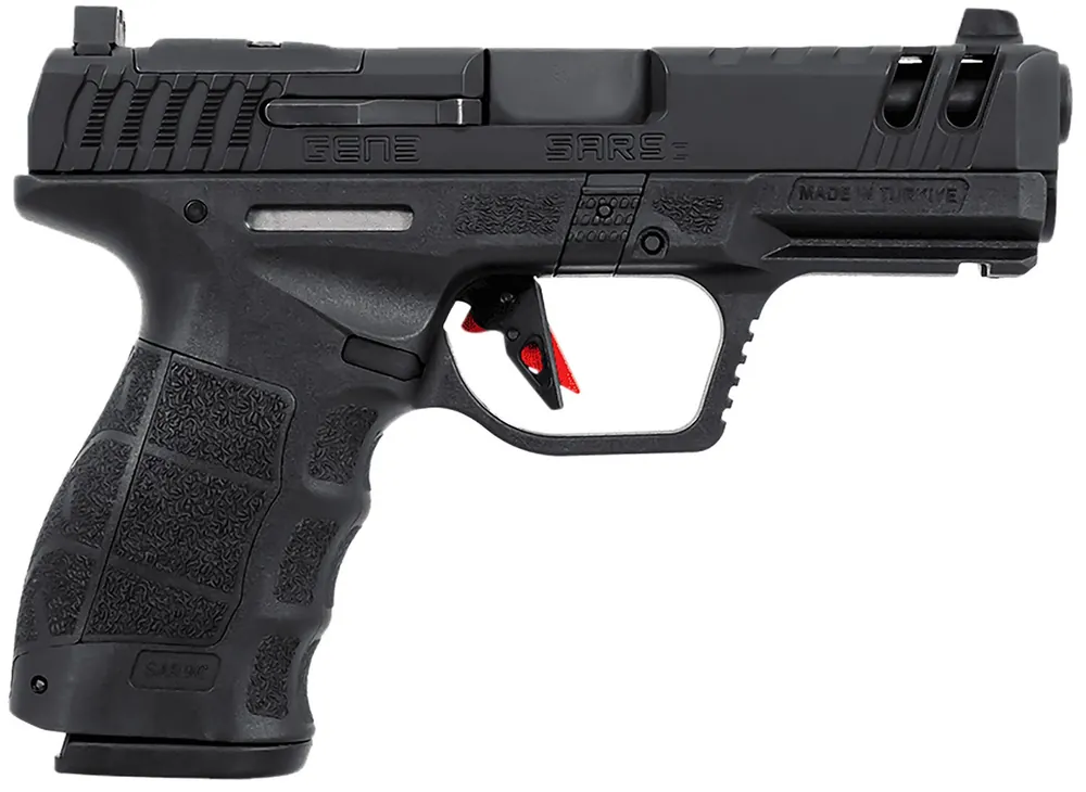 SAR USA SAR9 C Gen3 9mm Luger Pistol 4" Black SAR9CG3BL