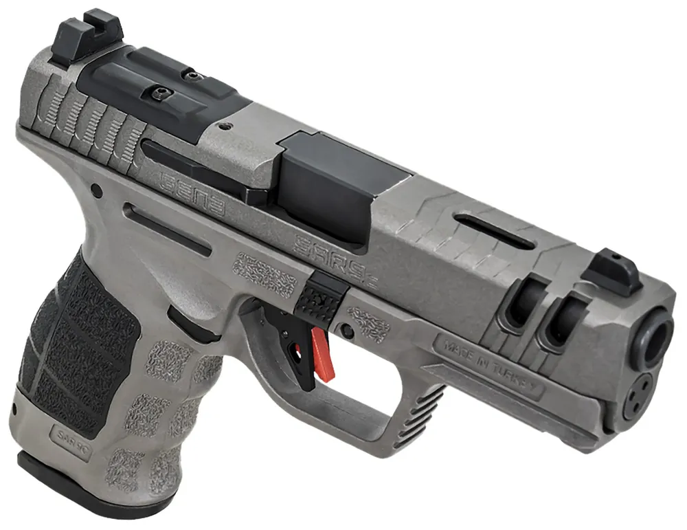SAR USA SAR9 C Gen3 9mm Luger Pistol 4" Platinum Gray SAR9CG3PT