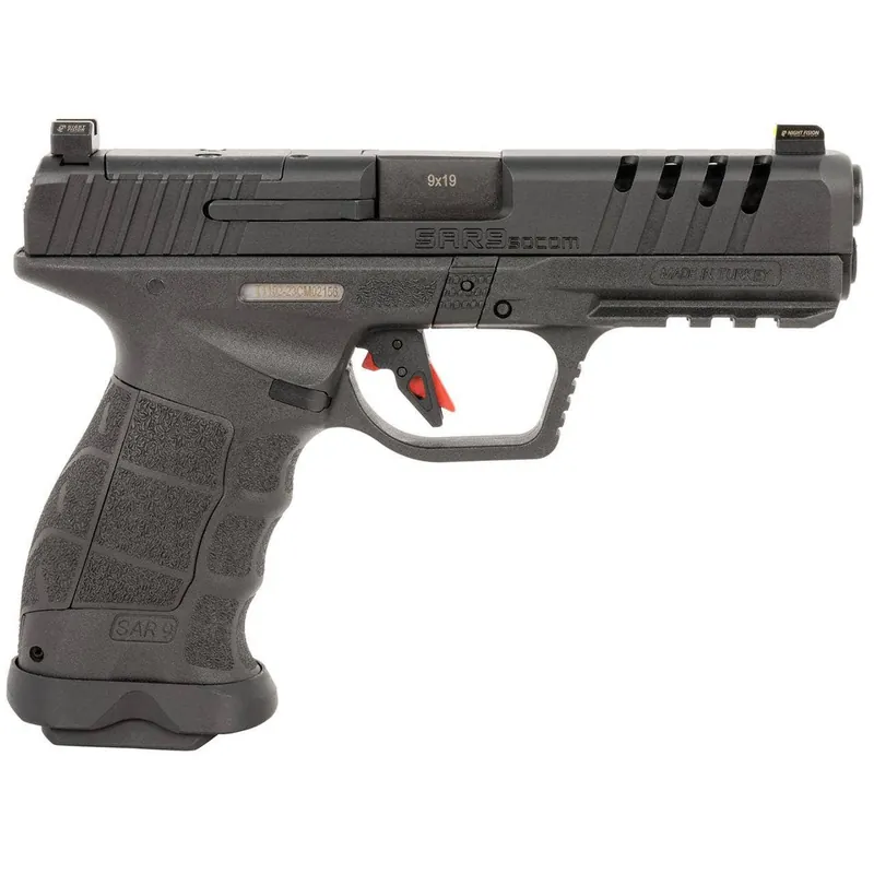 SAR USA SAR9 SOCOM 9mm Pistol 5.2" Black SAR9SOCOMBL