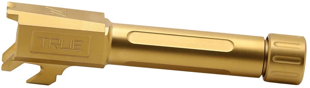 True Precision Inc Hellcat 9mm Gold Replacement Barrel TPSHCBXTG