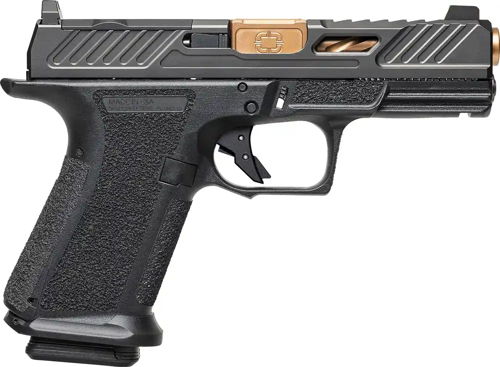 Shadow Systems MR920 Elite 9mm 10+1 4" Fluted Barrel SS Slide Polymer Frame Tritium Front Sight Changeable Backstrap SS-1039