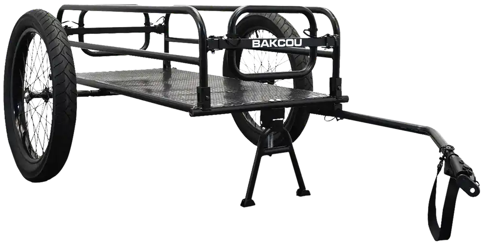 Bakcou E-bikes Cargo EBike Trailer Black 70"