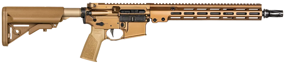 Geissele Super Duty MOD1 5.56mm NATO Rifle 30+1 14.50" Barrel w/Flash Hider M-LOK Handguard Adj Stock Desert Dirt 08-396S