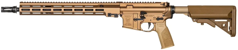 Geissele Automatics Super Duty MOD1 223 Rem Rifle 16" Desert Dirt B5 Stock 08395S