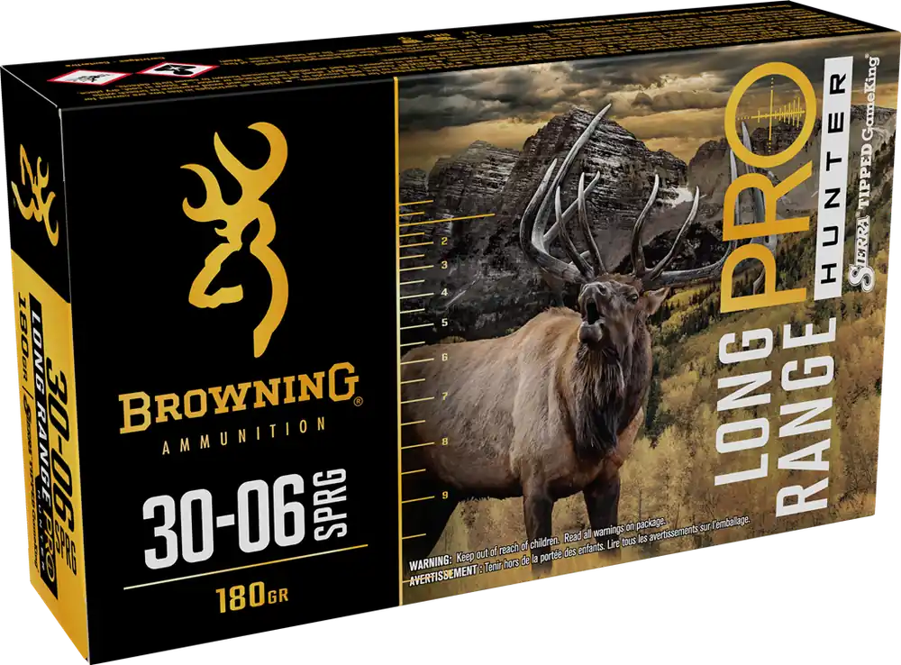 Browning Ammo Long Range Pro 30-06 Springfield 180gr 20 Rounds Per Box B192530062