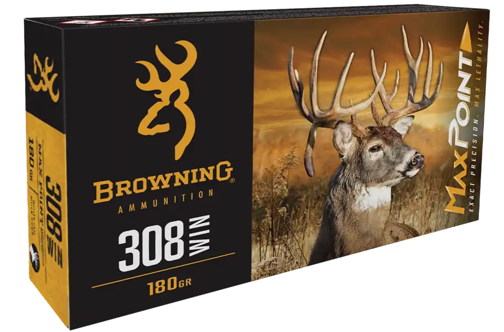 Browning Ammo Max Point 308Win 168gr 20 Rounds Per Box B192103082