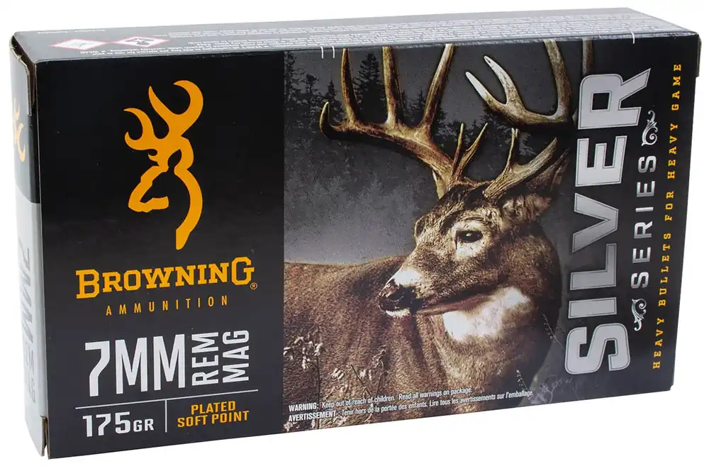 Browning Ammo Silver 7mm Rem Mag 175 Gr. 20/Box