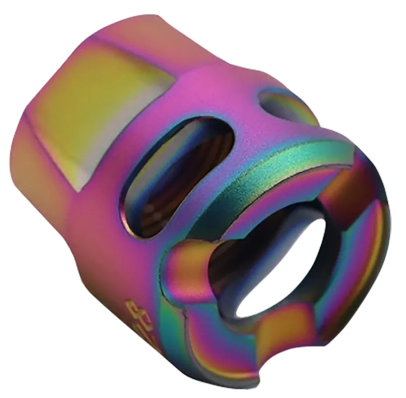 True Precision Inc Micro Compensator Y-Type 9mm Spectrum 416R Stainless Steel 1/2x28 Threads