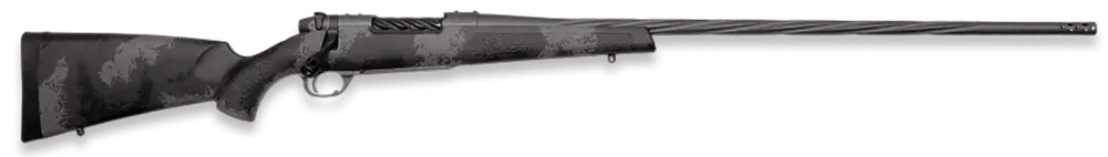 Weatherby Mark V Live Wild Full Size 7mm PRC Rifle 3+1 24" Carbon Gray Cerakote 2 Fluted/Threaded Barrel, MLW01N7MMPR6B