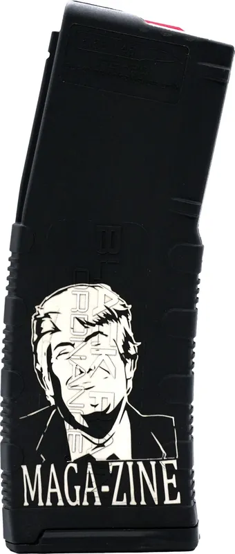 Black Rain Ordnance Magazine 30rd 223 Rem/5.56 NATO Trump MAGA-ZINE Engraving Black MAG30TRUMPMAGAZNE