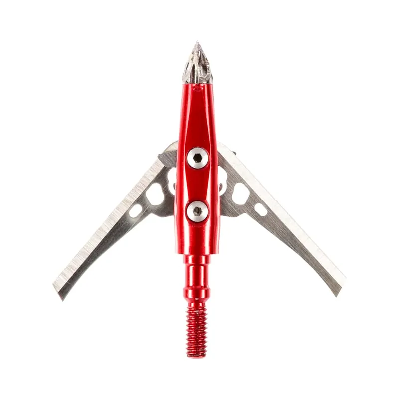 Rage R38901 Broadhead 2 Blade Chisel Tip NC (NO Collar) 3 Pkg R38901