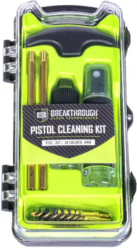 Breakthrough Clean Vision Series Cleaning Kit 9mm & 38 Cal Pistol/9 Pieces BTECC9