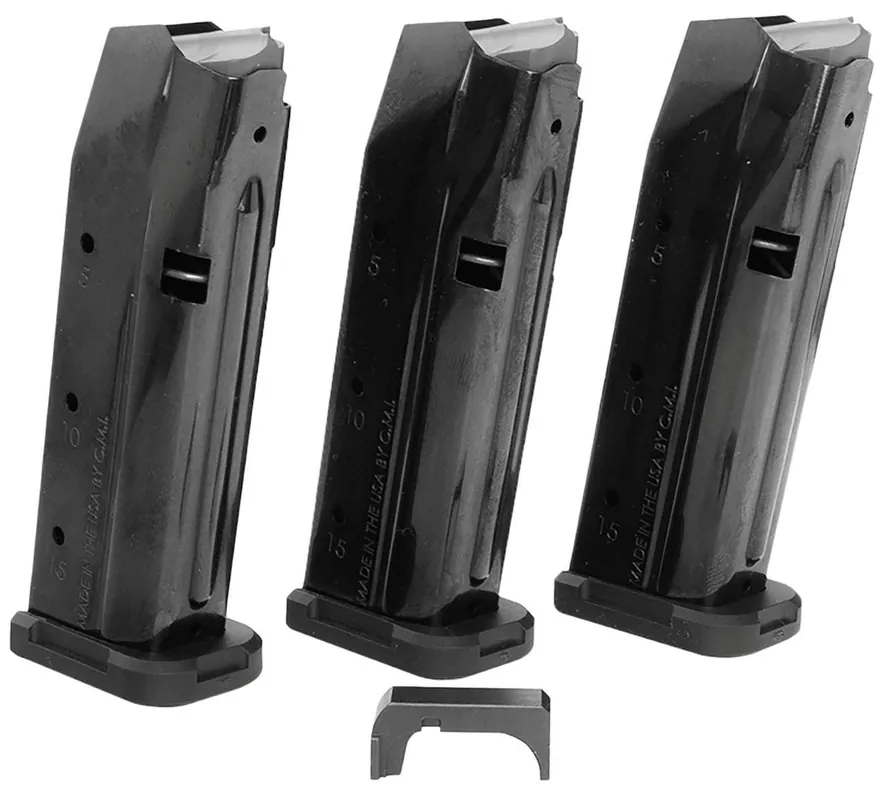 Shield Arms S15 Gen3 Combo 9mm 15rd Magazine fits Glock 43X/48 3 Pack Black 850029545811