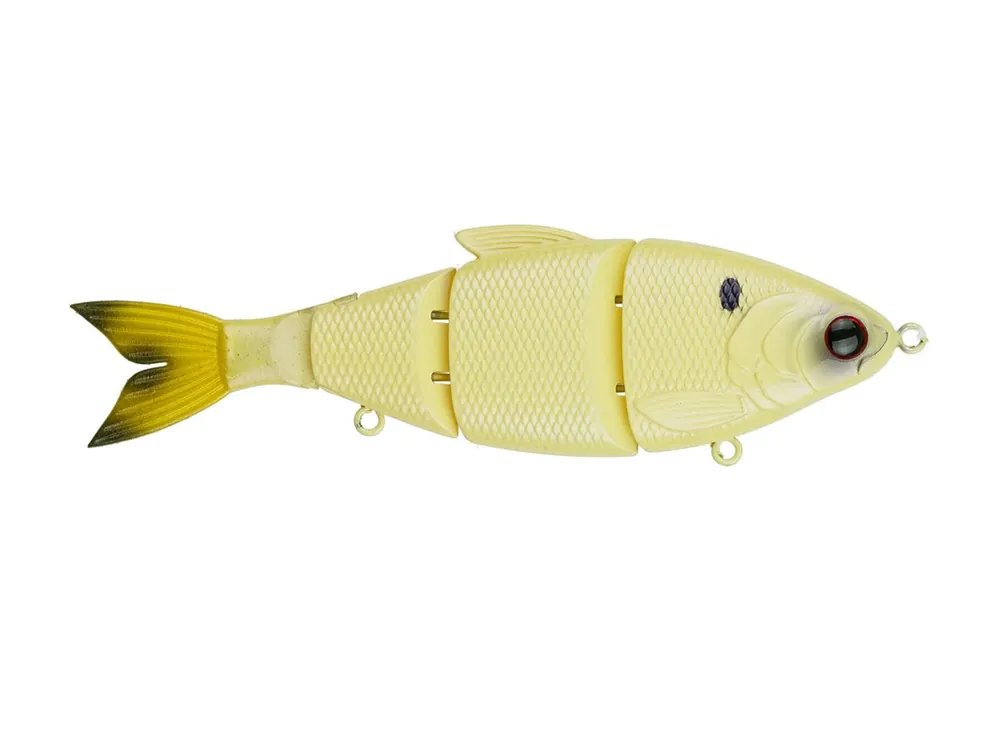 6th Sense Trace Slow Sink Swimbait - 6" Bone Pearl