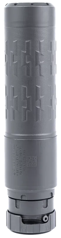 Silencerco Velos LBP Suppressor 7.62mm 1/2"x28 Full-Auto Rated Inconel/Stainless Steel Black