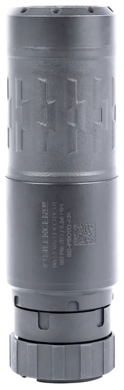 Silencerco Velos LBP Full-auto Rated Suppressor 5.56 NATO 1/2"x28 Thread Black