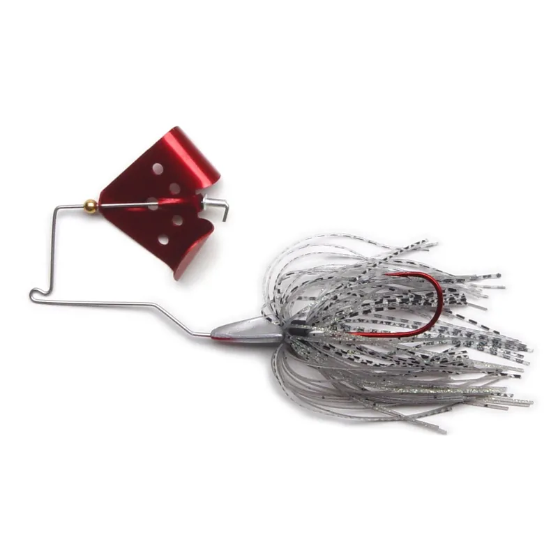 MegaStrike Cavitron Buzz Bait - 3/8 oz. Ghost Skirt/Red