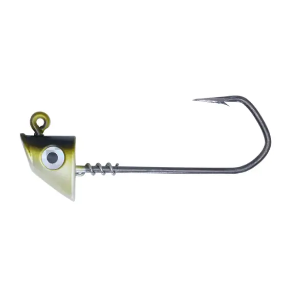 Hogy Ultra Barbarian Jig 10/0 - Olive White 1.5 oz.