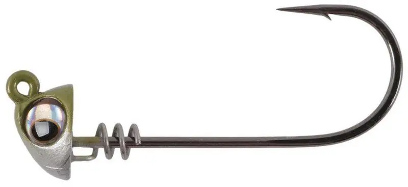 No Live Bait Needed 8" Jighead - 1 oz. Green Back