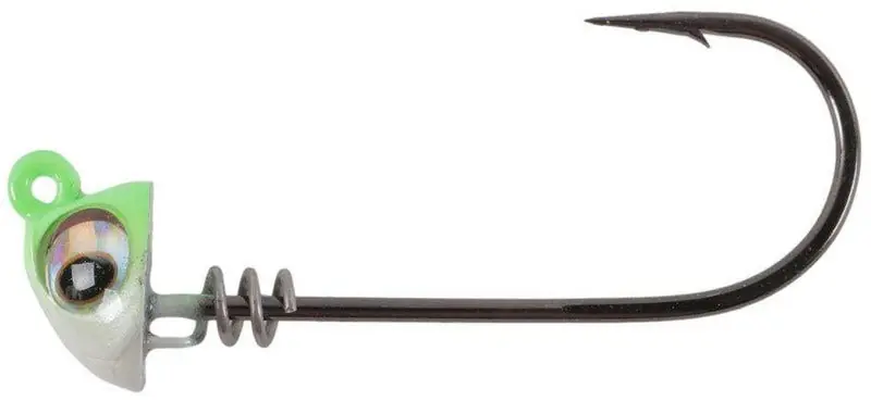 No Live Bait Needed 8" Jighead - 1 oz. Limesider