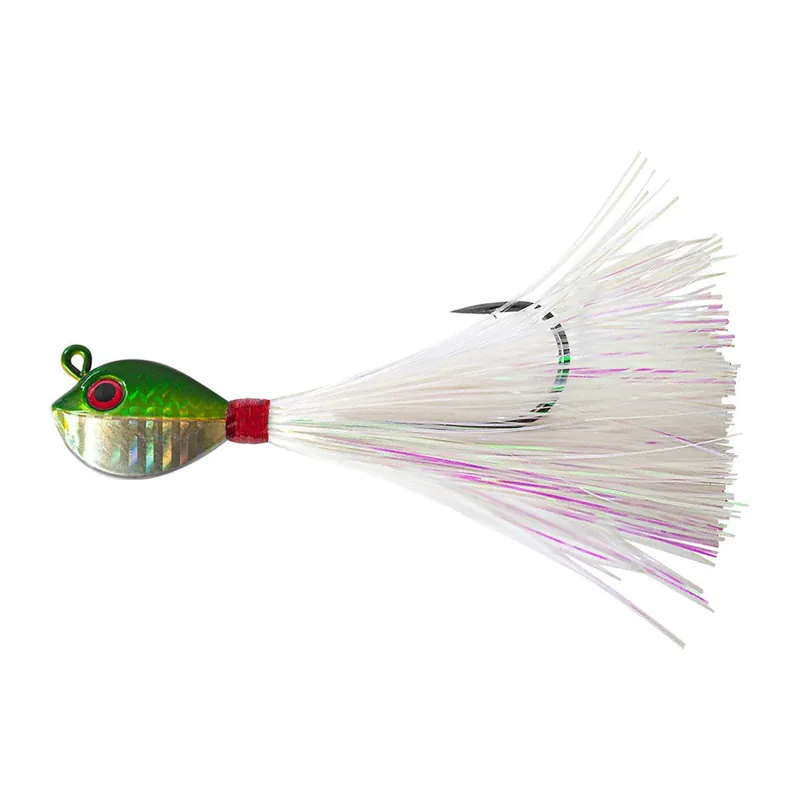 Tsunami Fluke Mania Jig - 3 oz. Chartreuse