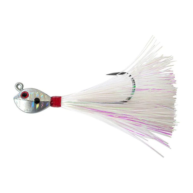 Tsunami Fluke Mania Jig - 3 oz. White