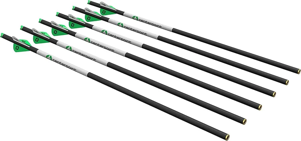 CenterPoint 20-Inch Crossbow Arrows 6 Pack, 400-Grain AXCCA206PK1