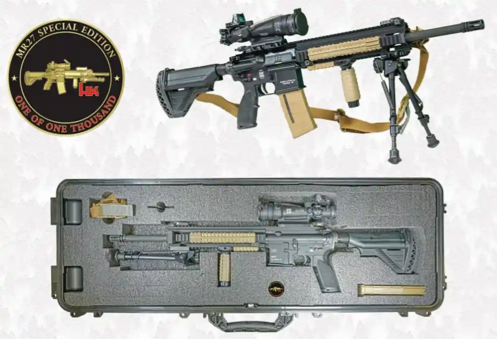 HK MR27 Limited Edition Deployment Kit 5.56mm 30+1 16.5" Barrel Composite Stock Optic Sling Bipod Folding Sights 81000930