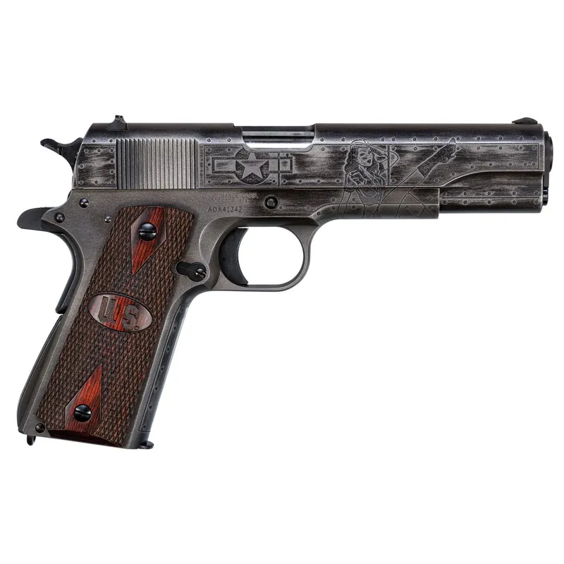 Auto Ordnance 1911 Victory Girls .45 ACP Pistol 5" Worn Black/Gray 1911BKOWC1