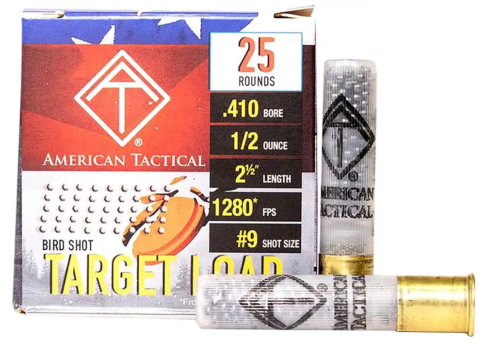 ATI Target Load 410 Gauge Ammo 2.5" 1/2 oz 9 Shot 20 Rounds ATIAC4109
