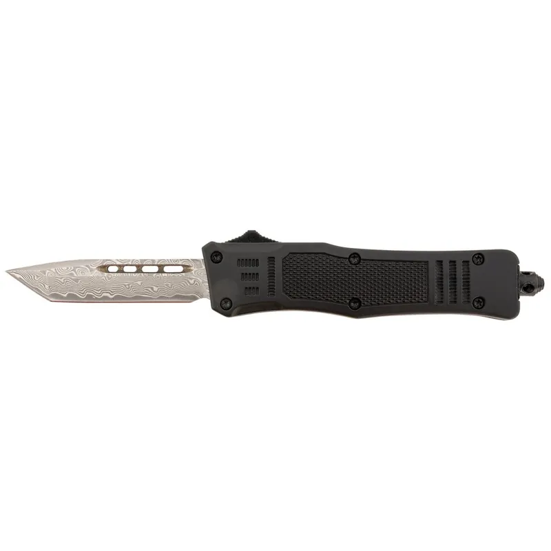 Steel River Knives Spartan Mini Knife 2.75" OTF Tanto Plain Black