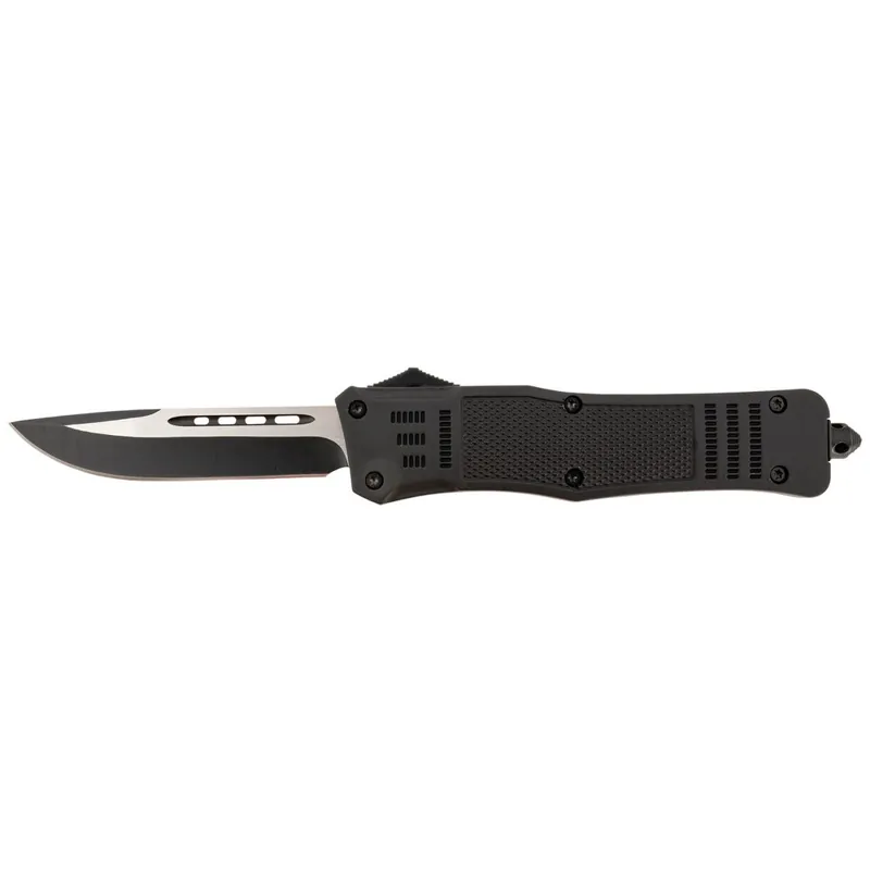 Steel River Knives Spartan Drop Point Knife 3.75" Black