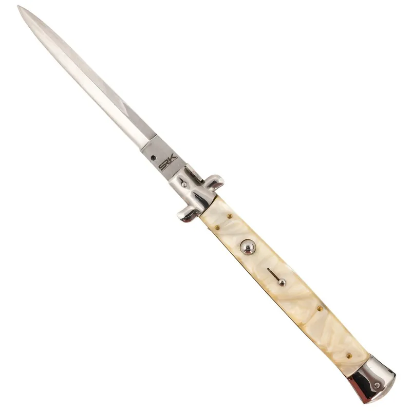 Steel River Knives Spartan Italian Dagger 6" Mother of Pearl Handle