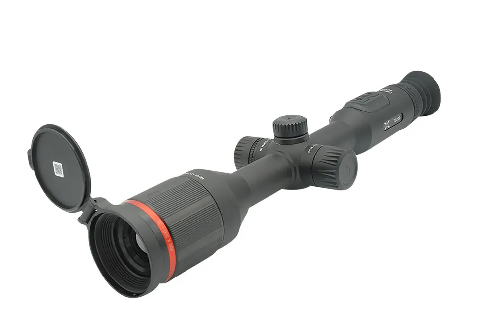 X-Vision TS200 Thermal Scope w/Rings 2.3-9.2x35mm Multi Reticle/Color 1024x768 OLED 2,600 Yds Detection Range Weatherproof Black