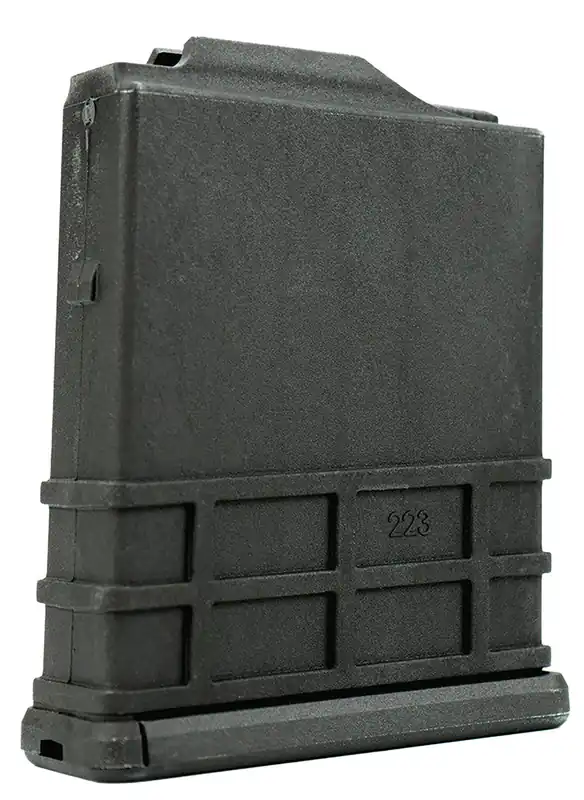 Mdt Sporting Goods Inc AICS Magazine 10rd Extended 223 Rem Black Polymer Fits Some Chassis/Bottom Metal 102231BLK