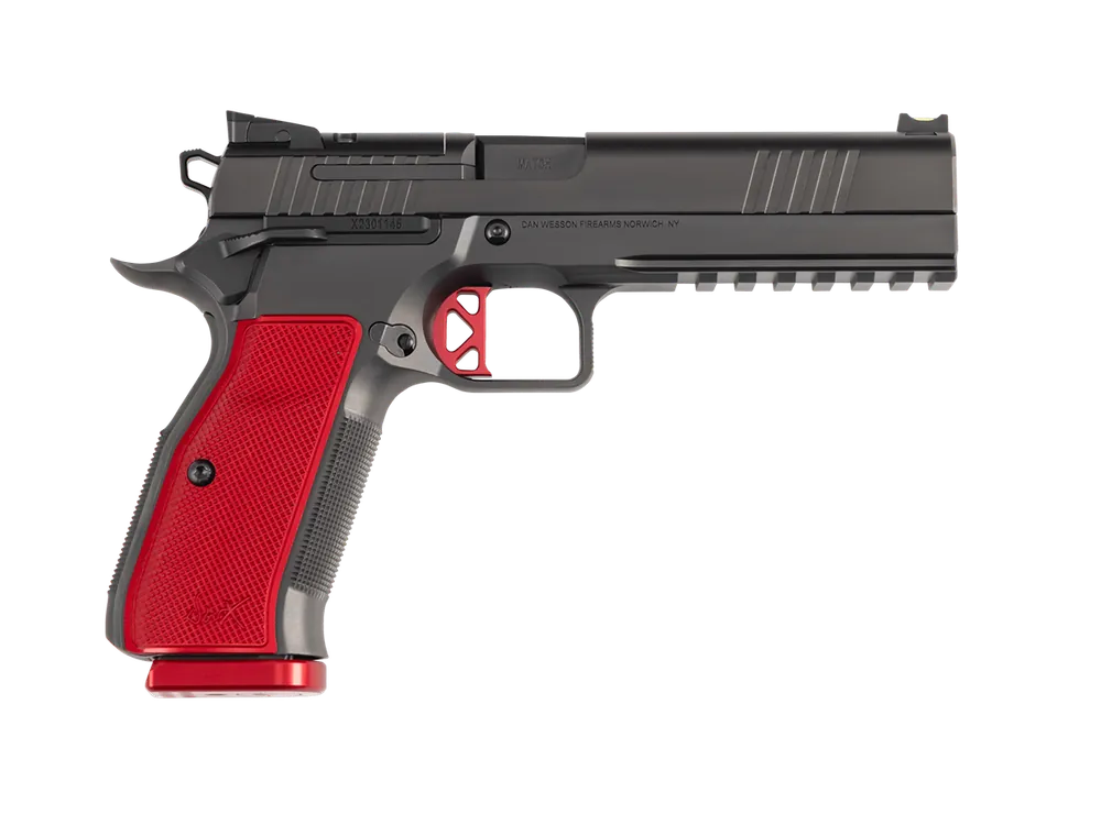 Dan Wesson DWX Pistol 9mm 19+1 4.95" Match Grade Barrel Optic Ready Slide Fiber Optic Front Sight Thumb Safety SAO 92003