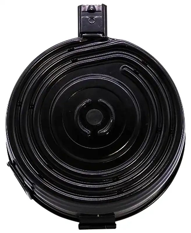 Kci Usa Inc AK-47 75rd Drum 7.62x39mm Black Steel Fits AK-47/AKM Platform KCIMZ004S