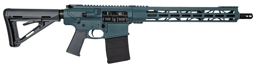 Diamondback DB10 .308Win 20+1 16" Jesse James Civil Defense Blue Cerakote 15" M-Lok Handguard Forged Flattop DB1018C251