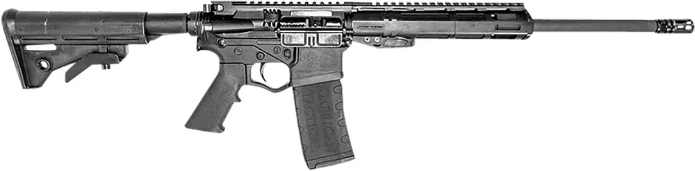 ATI Alpha-15 Maxx 5.56mm NATO 30+1 16" Hanson Profile Barrel Metal/Polymer Rec 9" M-LOK Handguard M4 Stock Black ATIGAX5569MLPMG
