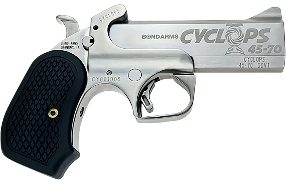 Bond Arms Cyclops Big Bore 45-70 Gov Pistol 4.25" SS BACYP