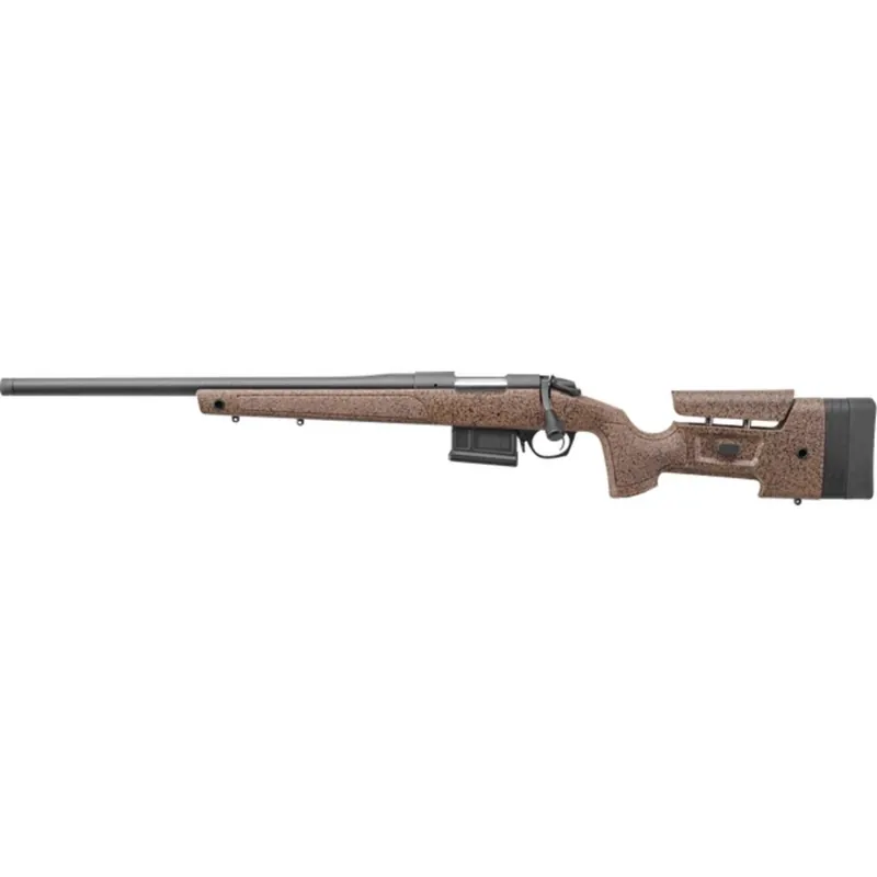 Bergara B-14 HMR 7mm PRC Rifle 24" Black/Brown Speckled LH B14LM3713LC
