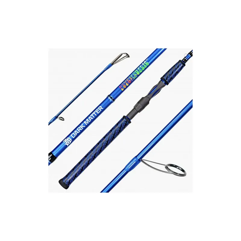 Dark Matter Psychedelic Inshore 7‘ Medium Fast Blue Spinning Rod
