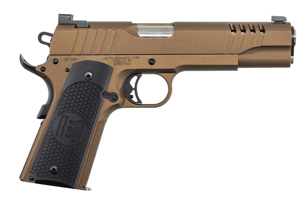 Auto-Ordnance 1911 45 ACP Pistol 5" Burnt Bronze Cerakote 1911TCAC10