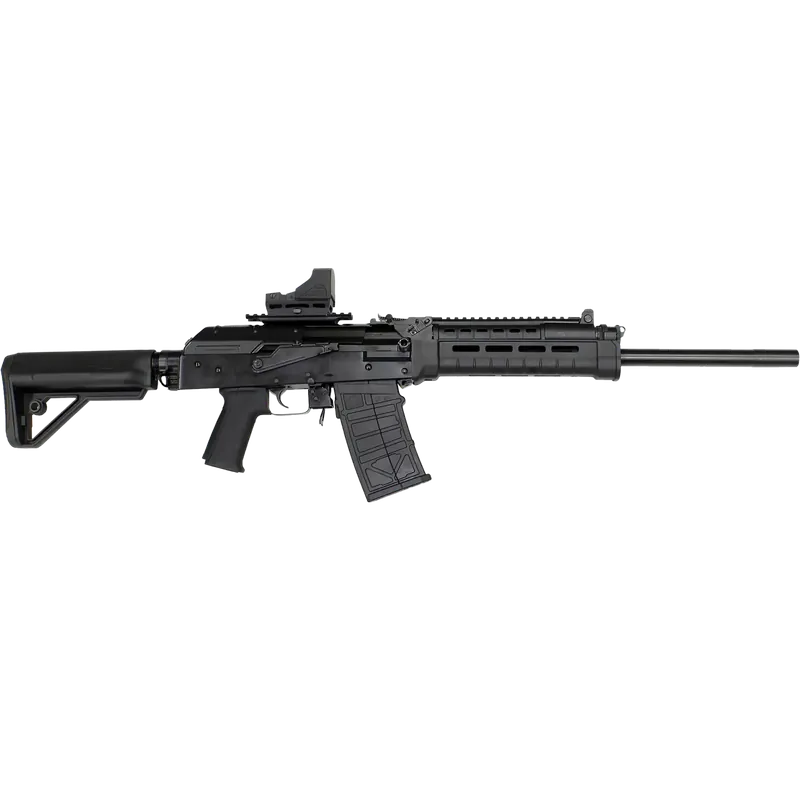 JTS Group M12AK T2.1 12GA Shotgun 3" 5+1 M-LOK Handguard Red Dot Sight Black M12AKT2.1