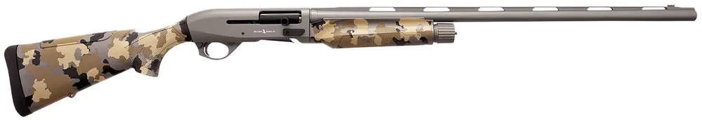 TR Imports Alpha 2 12G Bolt Action Shotgun 3" 4+1 28" Gray Cerakote Receiver, Old School Camo Stock A21228OS2