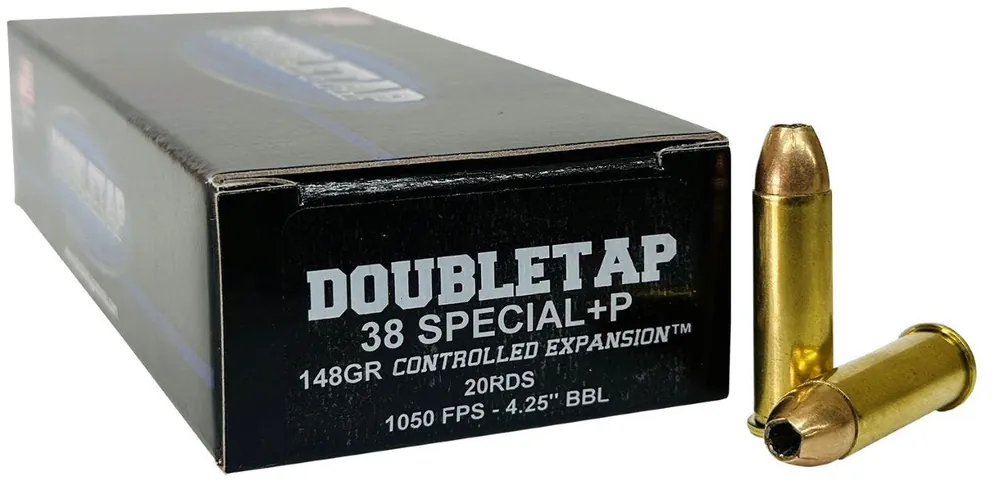 DoubleTap Ammunition .38 Special Ammo 148 gr Controlled Expansion JHP 20 Rounds 38SP148CE