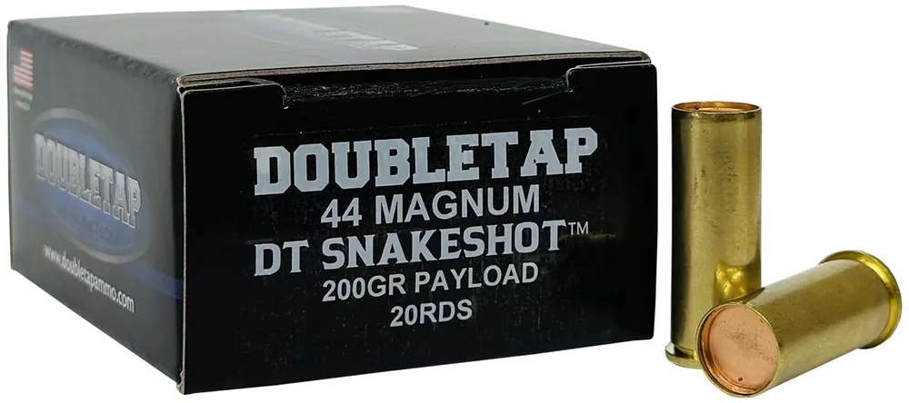 DoubleTap SnakeShot 44 Rem Mag Ammo 200 Grain Hard Cast Wadcutter 20 Rounds 44MSS2